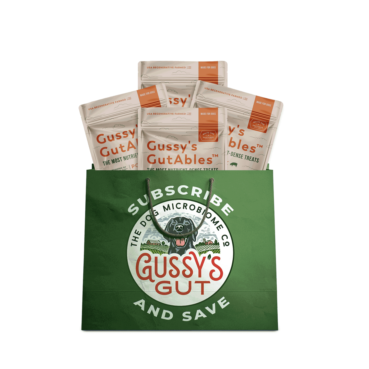 Gussy's GutAbles Treats (White Oak Pastures Pork)