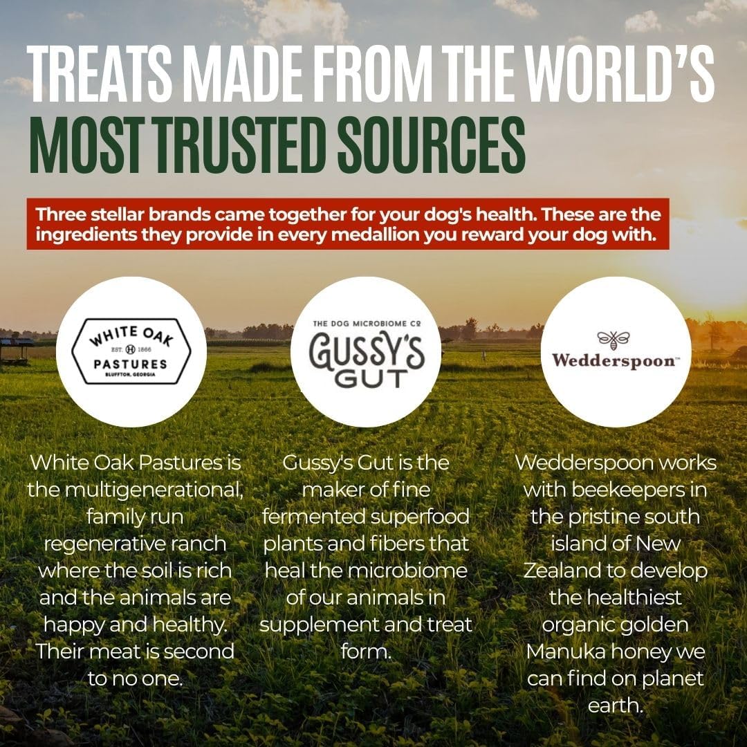 Gussy's GutAbles Treats (White Oak Pastures Pork)